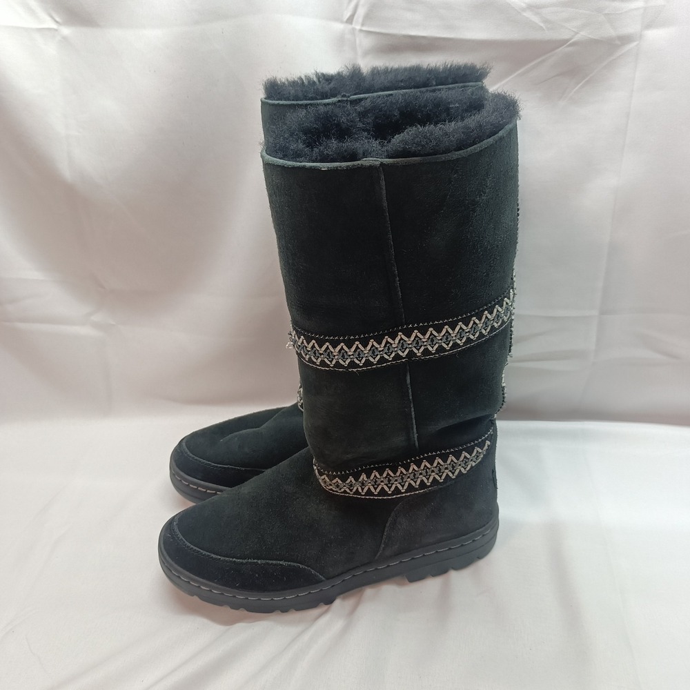 UGG Sundance Revival Tasman Braid Tall 5605 New Zealand Boot Womens‎ 6 Lined